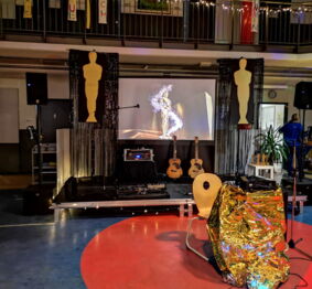 Livebühne Auftritt Gitman Stöckener Bach Schule Hannover