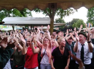 Gitman mit seinem Duo Stereojam. Party Schützenfest Lingen / Backum